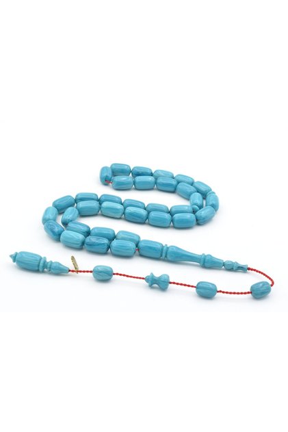 Ali Küçük Signed Capsule Cut Turquoise Katalin Prayer Beads