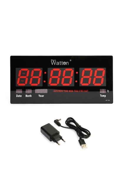 Digital Wall and Table Clock Wt-109