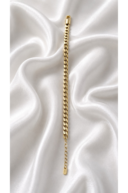 Melithea Gold Color Gourmet Chain Women's Bracelet – Classic and Timeless Design