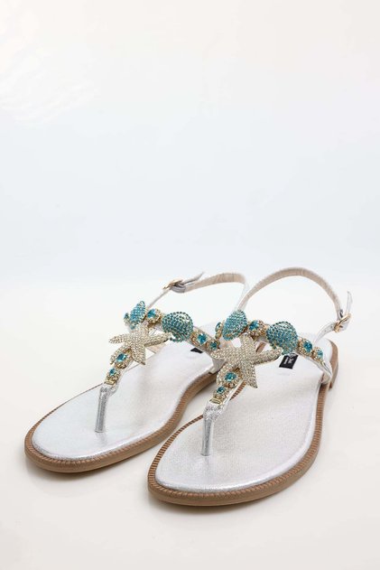 Sandale cu stea de mare argintie 115