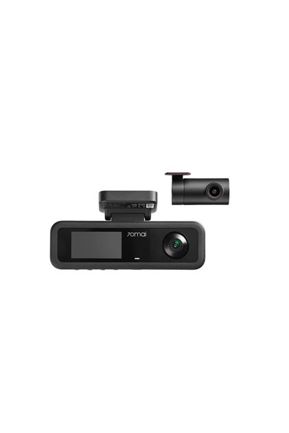 Set 2 camere Dash Cam 2K T400 cu 3 lentile (față 2K, interior 1080P) + spate RC21 Full HD