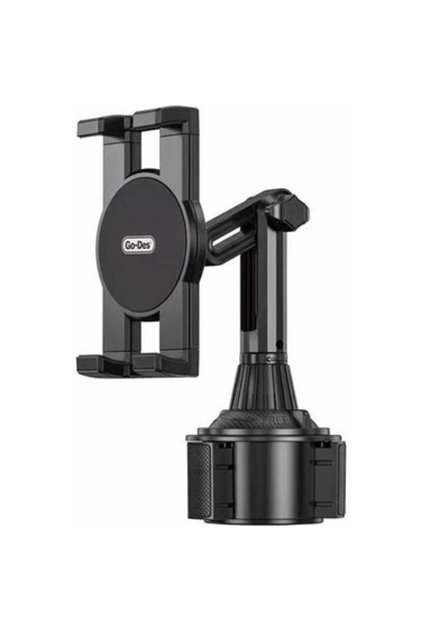 GD-HD313 Car Phone Holder, 360-Degree Rotation Adjustable Mobile Stand, Black