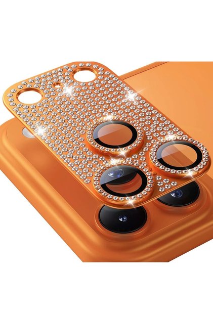 iPhone 17 Pro Compatible Full Stone-Coated Ar and Af Feature Camera Glass / Lens Protective Glass