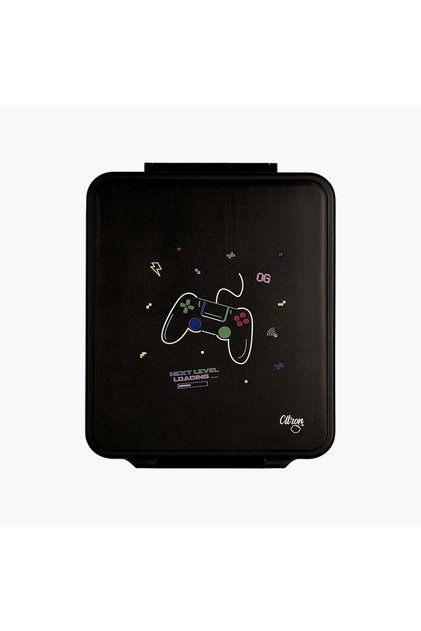 -Lunch Box Gaming 1900Ml With Food Jar 4 Cmprt