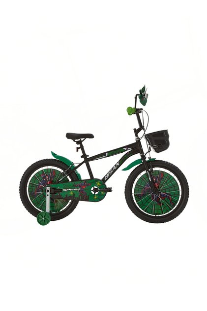 SPARK ERKEK ÇOCUK BİSİKLETİ 30 CM V 20 JANT MAT SİYAH YEŞİL