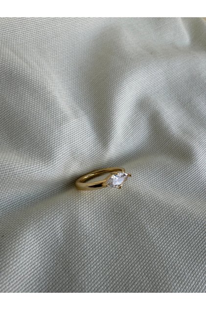 Marquise Cut Stone Side Model Ring
