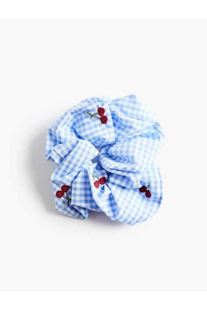Agrafă de păr elastică cu model de fructe