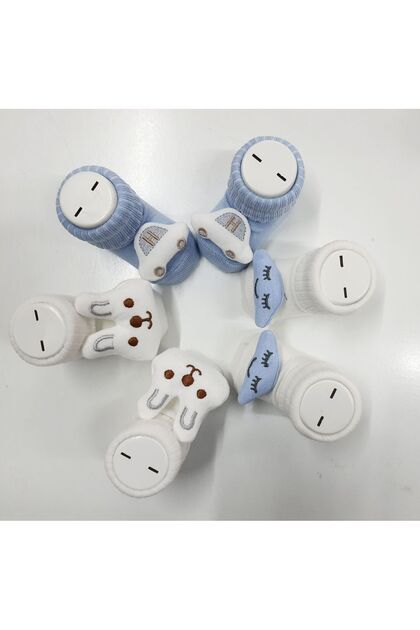 3-pack baby socks with accessories