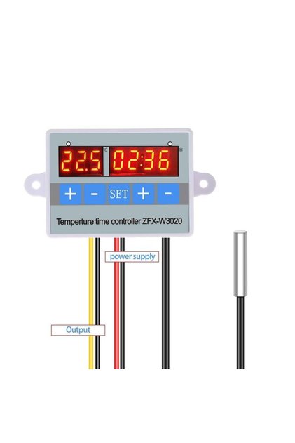W3020 220V 10A Zaman Kontrollü Termostat