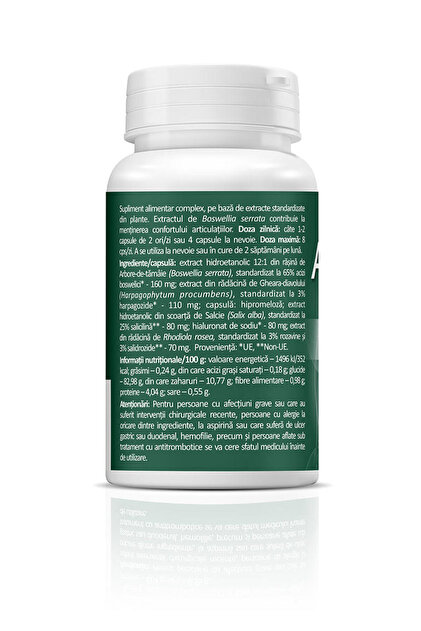 Artrohelp Pain 500mg cu Acid Hialuronic 30cps