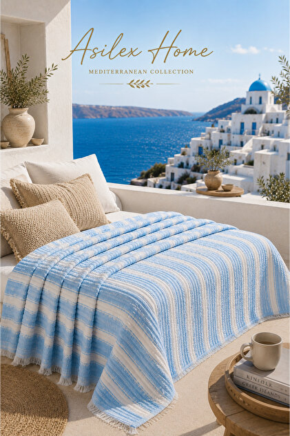 4 Layer Muslin Pique 210X230 cm Double Size 100% Cotton Filled Muslin Bedspread Summer and Winter Breathable Anti-Sweat Muslin Quilt Oeko-Tex ® Certified