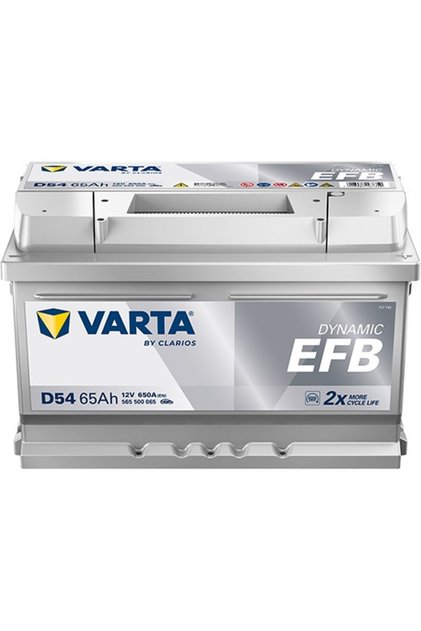 D54 12V 65Ah 650A Dynamıc Slı Efb Akü (Ford-Opel Uyumlu) ( Üretim Tarihi:2026)