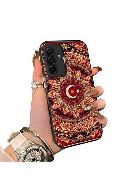Samsung Galaxy A17 4G/5G Compatible Hard Acrylic Back Silicone Edge Lens Protection Case