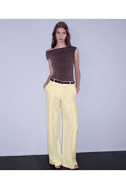 Wide leg pantolon