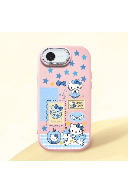 Pink Silicone Case with Shock-Absorbing Camera Protections Compatible with iPhone 16E