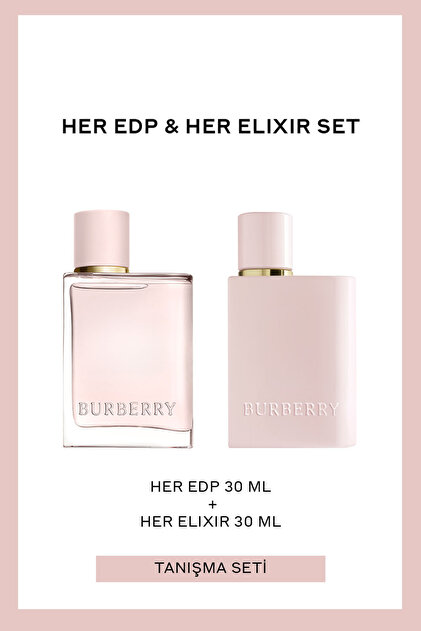 Burberry Her EDP 30 ml + Her Elixir 30 ml Kadın Parfüm Set