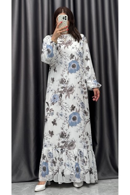 Floral Chiffon Dress