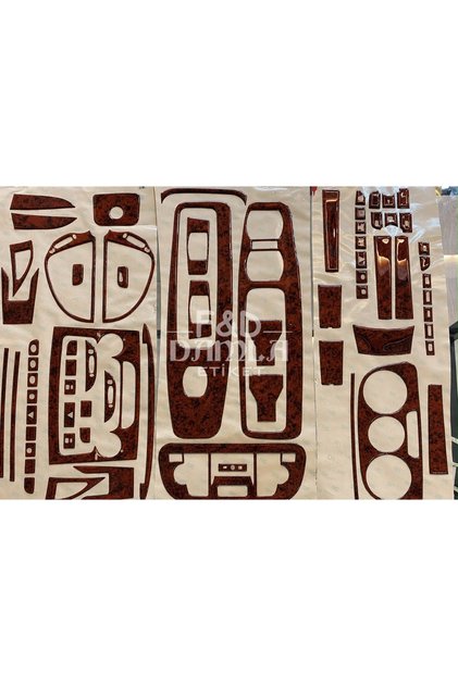 Fiat Doblo D4 Dashboard Console Trim Front Chest Panel Mahogany Finish Mahogany Color
