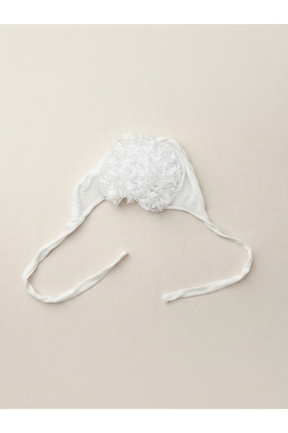 Combed Cotton Ruffle Bun Bonnet Daily Use