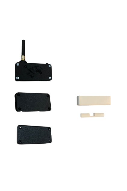 Carcasă modulară pentru plăci de dezvoltare și Wi-Fi Flipper Zero - 2 în 1, Antenă 3dBi 433 MHz, Protecții GPIO, Negru