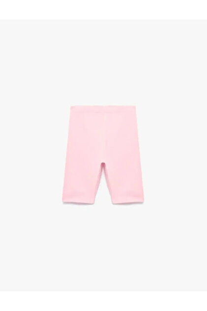Cotton Elastic Waist Basic Short Leggings