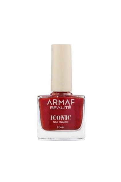Iconic Nail Enamel PL004 Star Garnet, 9ml | High Shine Nail Polish | Chip-Resistant Formula | Smooth Gloss Finish | Long-Lasting & Easy Application