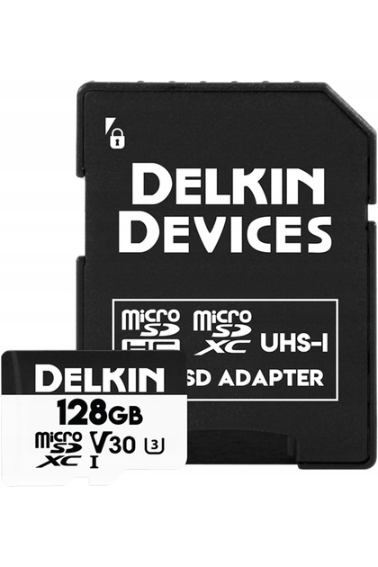 Card Delkin microSDXC Trail Cam Hyperspeed R100/ buc W75 (V30) 128GB
