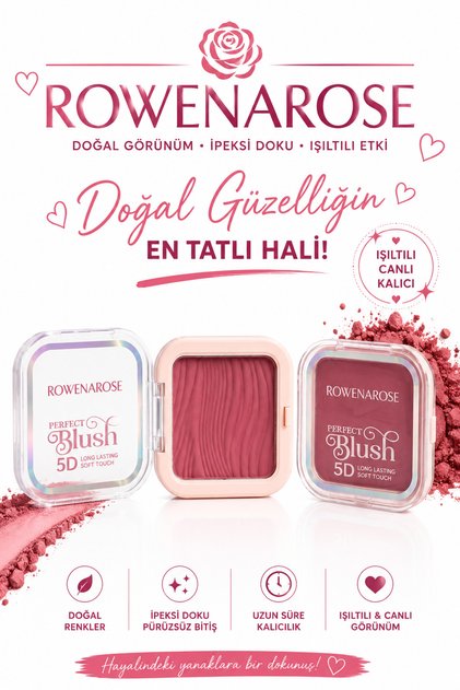 Doğal Işıltılı Pudra Allık