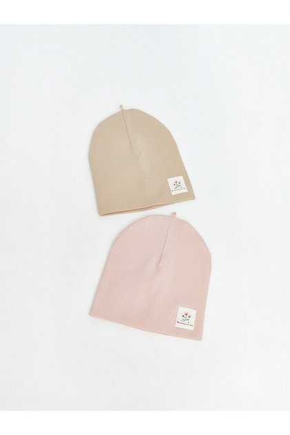 Lcw Baby Basic Girl's Beanie 2-Pack