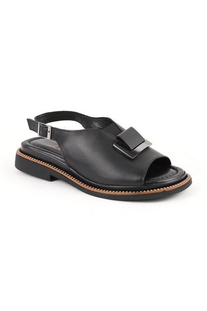 Women's Sandals Daily Anatomical Thick Buckle Sling-Back Faux Leather L031.26107627