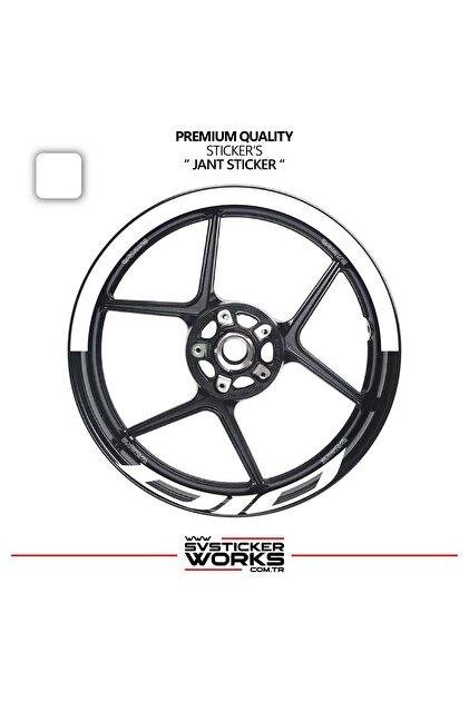 Honda Dio Wheel Rim Strip – Half Rim Cover & Dio Lettering Sticker Set