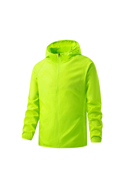 XL Unisex Green LNGXO Waterproof Hiking Jackets for Men and Women Sun Protection Windbreaker Camping