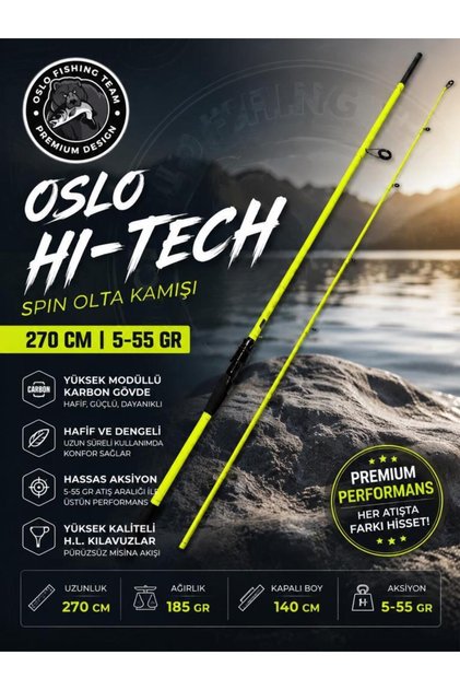HighTech 270cm 5-55gr Spin Olta Kamışı