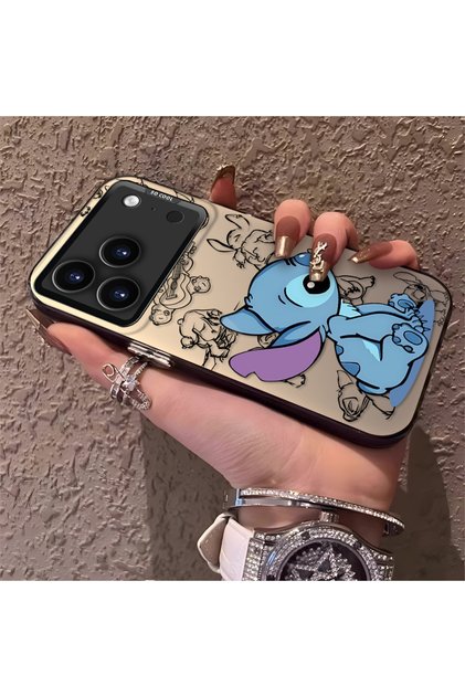 iPhone 17 Pro Max Compatible High-Quality Cartoon Print Case, Stylish Versatile Full Protective Cover