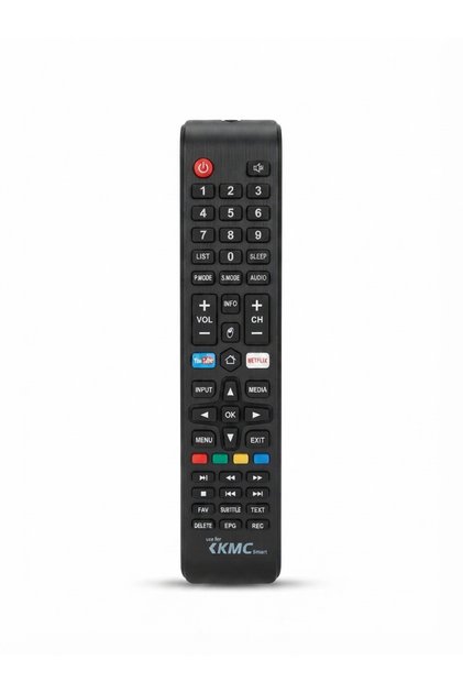 جهاز تحكم عن بعد بديل للتلفزيونات الذكية من KMC يعمل بنظام أندرويد مع أزرار اختصار لـ Netflix و YouTube