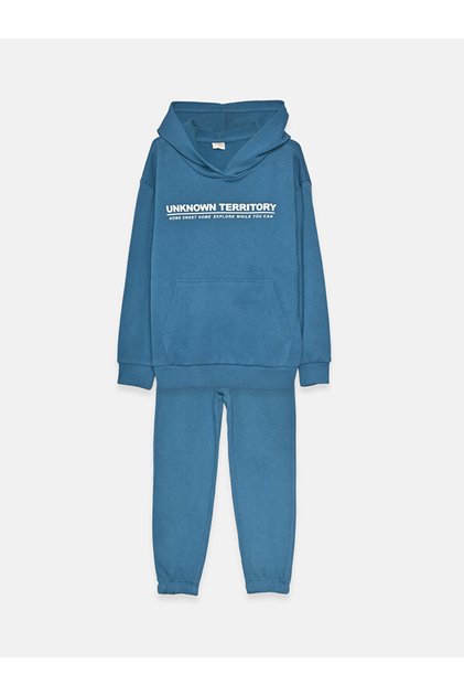 Hooded Boys' Tracksuit Set