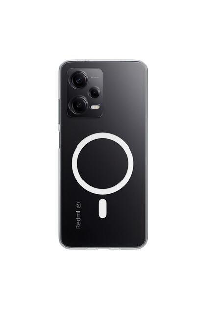Xiaomi Redmi Note 12 Pro 5g Compatible Case Non-Yellowing Clearmag Case (M-Safe Compatible) Transparent