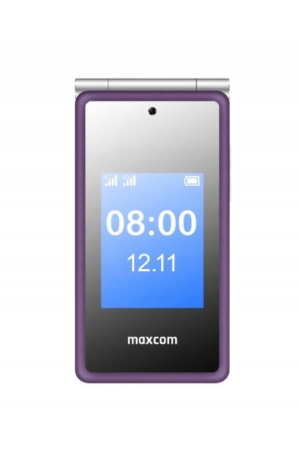 Telefon cu clapetă MM835 4G LTE mov dual SIM SOS ICE lanternă