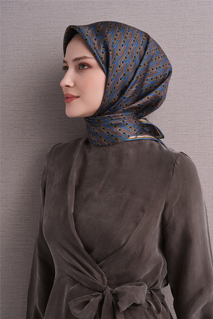 Saf İpek Sura Eşarp 9604D 35