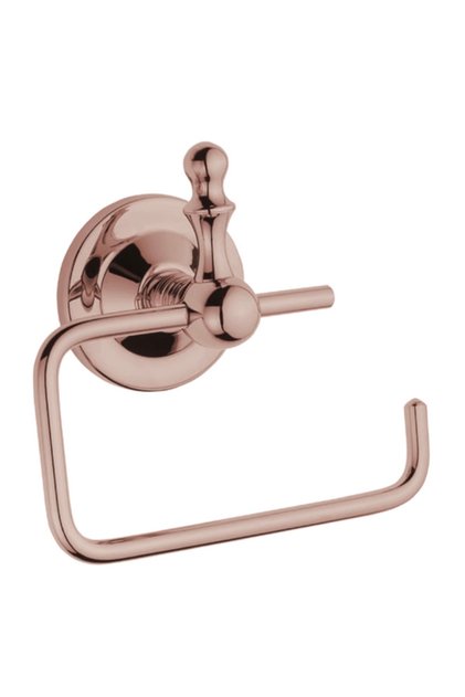 Copper Bronze Toilet Roll Holder Retro Design Complete Brass Rustproof Outdoor Bathroom Toilet Paper Holder Bronze Copper Color