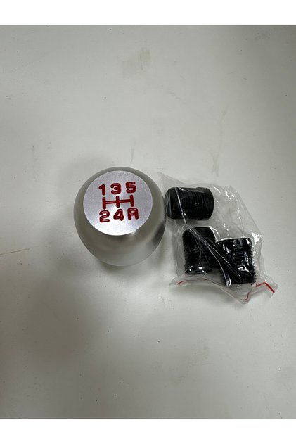 Metal Vites Topuzu Kırmızı Çizgili