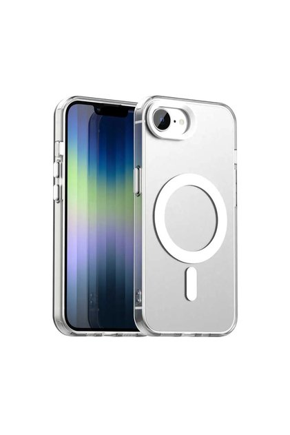 WHITE For iPhone SE 3 Matte Candy Color Clear Magnetic Case for IPhone 17e 16E SE 4 3 2 15 14 Plus 1