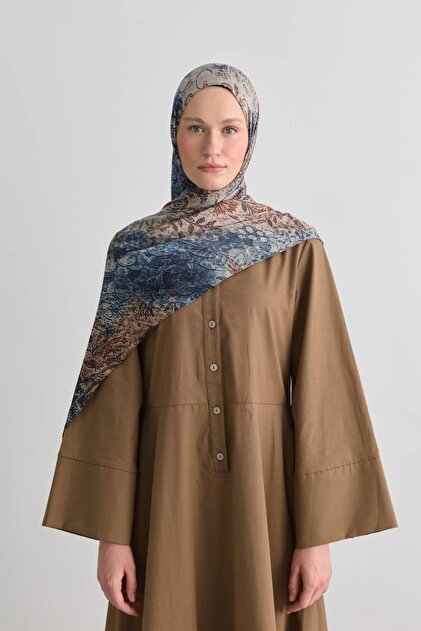 Saye Desen Liva Modal Kraş Shawl