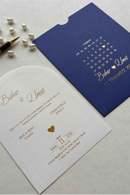 Düğün, Nişan, Nikah Davetiyesi (50 Adet)