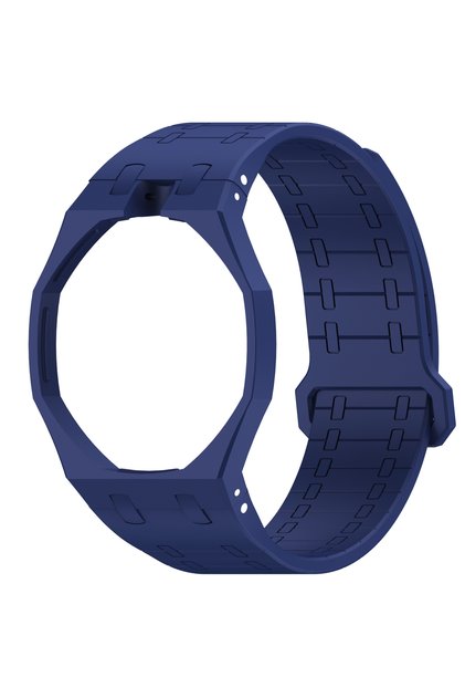 For Royal POP Blue-12 Magnetic Modification Set Case Strap for Swatch X AP Royal PO Pocket Watch Con