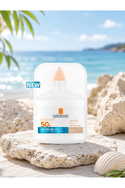 أنثيليوس يفاير واقي شمس للوجه عالي الحماية SPF50+ مع مصل تفتيح البشرة 50 مل