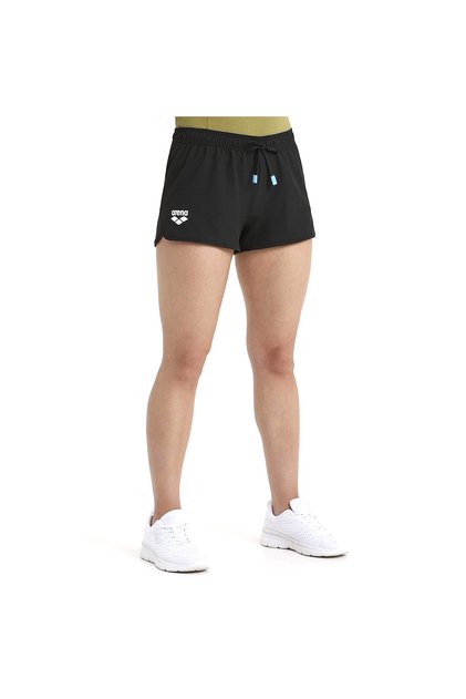 Team Solid Women's Black Casual Style Shorts004896500