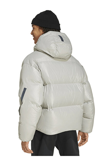 adidas JX0560 M Z.N.E. PUFFER Gri Bol Kesim Erkek Spor Mont