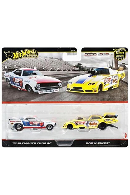 HOT WHEELS Premium 72 Plymouth Cuda FC ve Rob n Pinks JBL01