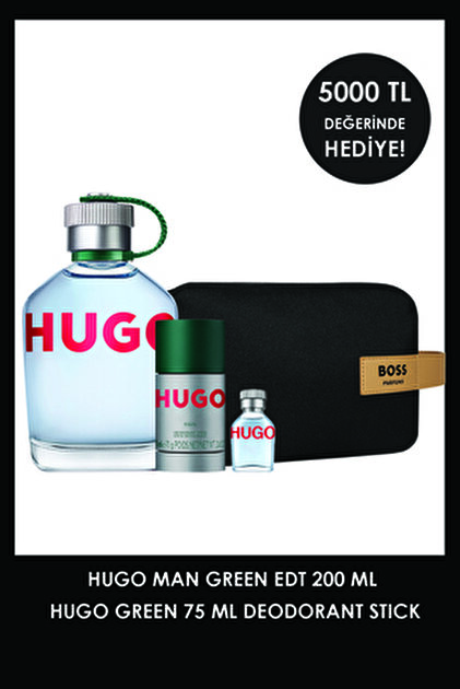 HUGO MAN 香水セット 125ml + デオドラント Hugo Boss Hugo Man EDT 125 ml Erkek Parfüm Seti - Fiyatı, Yorumları